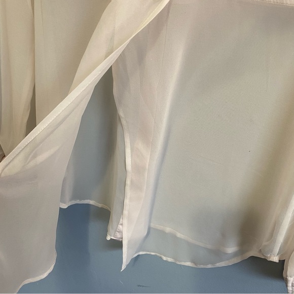 FREE PEOPLE Cream Best of Both Worlds Button Front Tunic - Picture 10 of 10